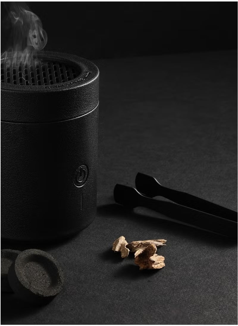 ELTRAZONE Electronic Medkhan BK-108 Electric Incense Burner – Rechargeable USB Bakhoor Burner with Fast Heating Coil – Portable Arab Aroma Diffuser for Home, Car, and Office – Stylish and Safe Oud Incense Holder for Muslim Traditional Fragrance Use  - Image 5