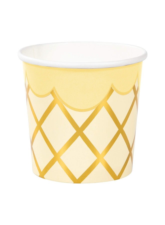 Creative Converting Ice Cream Party Treat Cups with Spoons, 8 ct - Image 4