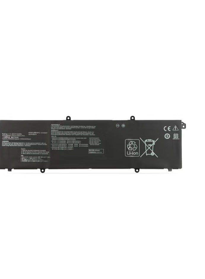 Terabyte C31N2201 Laptop Battery 42Wh Compatible with ASUS Vivobook 15 X1504VA X1504ZA / Vivobook Go 15 E1504FA / Vivobook 16 OLED X1605PA / Vivobook 15X OLED M3504YA M3604YA Series 0B200-04260000