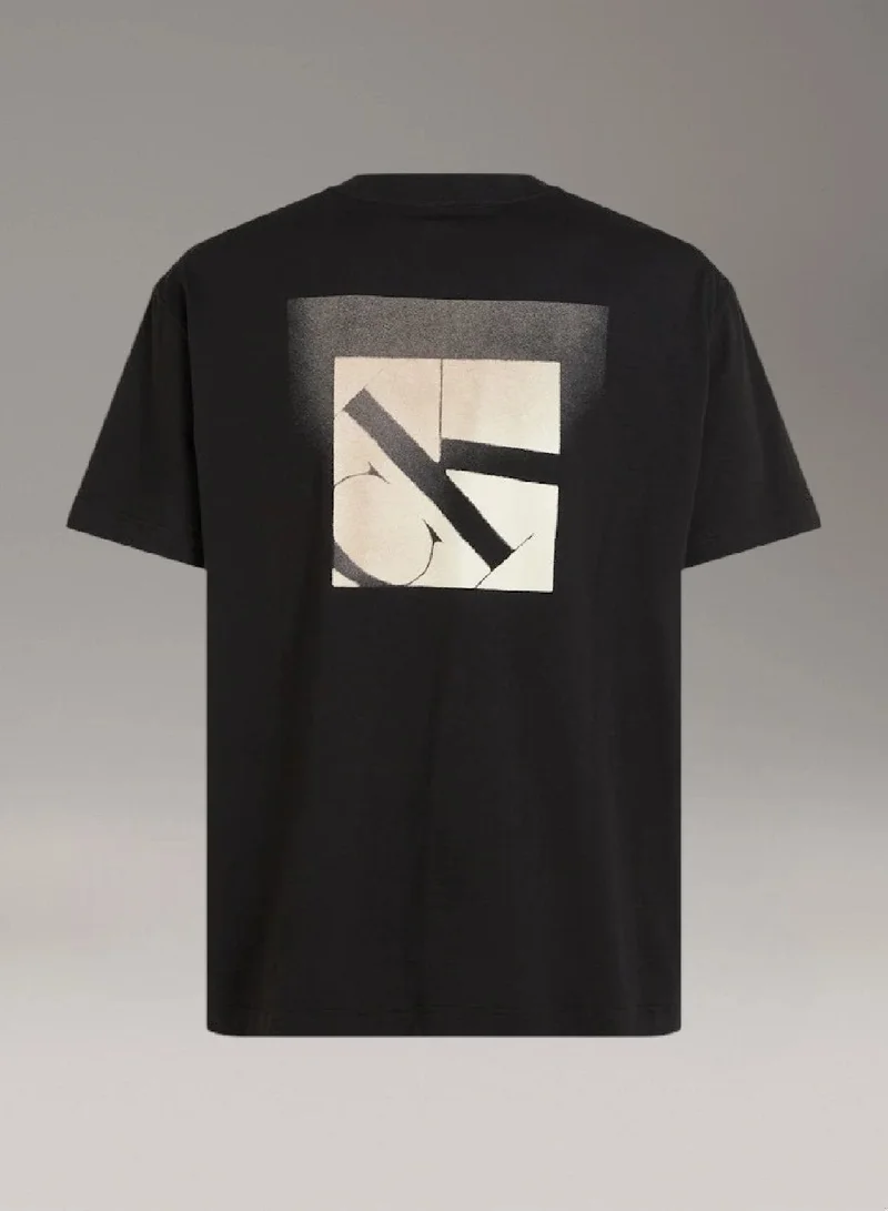 Calvin Klein Jeans Ck Black Back Logo T-shirt for Men | Best Price UAE