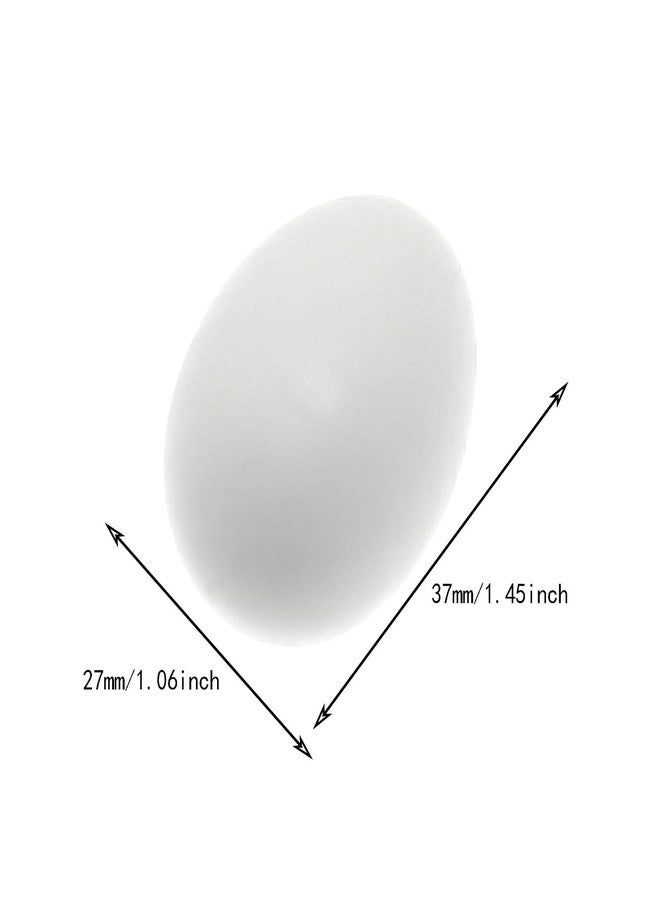 Maxmoral 12pcs Fake Eggs Plastic False Pigeon Eggs for Hatch Breeding Supplies Solid Pigeon Fake Egg Pigeon Hatching Supplies - Image 2