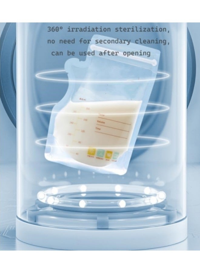 GGEROU 36 Pcs Breast Milk Storage Bags, Storage Scaled Portable Sealing Capacity,200ml - Image 3