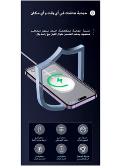 ESSAGER Essager 15W Magnetic Qi Wireless Chargers Fast Charging for iPhone 15 14 13 12 Pro Max PD Fast Charging For Xiaomi Pad Adapter  - Image 5