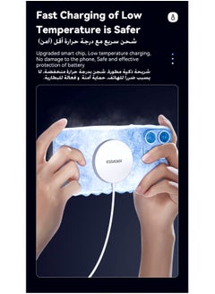 ESSAGER Essager 15W Magnetic Qi Wireless Chargers Fast Charging for iPhone 15 14 13 12 Pro Max PD Fast Charging For Xiaomi Pad Adapter  - Image 2