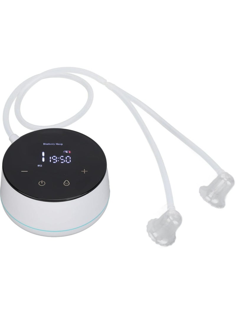 Excefore Electric Nipple Corrector For Flat Or Inverted Nipples Rechargeable Flat Short Nipple Puller With LED Display And 6 Nipple Covers For Women, Help Breastfeeding  - Image 1