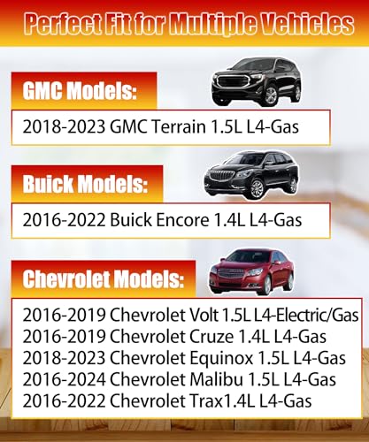 GIBACAD 1268540712665644 Positive Crankcase Ventilation PCV Valve Compatible With Chevrolet Volt Cruze Equinox Malibu Trax For GMC Terrain 15L 20162024 - Image 3