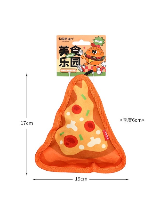 4 Pack No Stuffing Squeaky Dog Toys – Crinkle Plush Chew Toys for Small Medium Large Dogs – Interactive Food-Shaped Toys with Squeakers for Boredom, Teething, and Training - Image 5