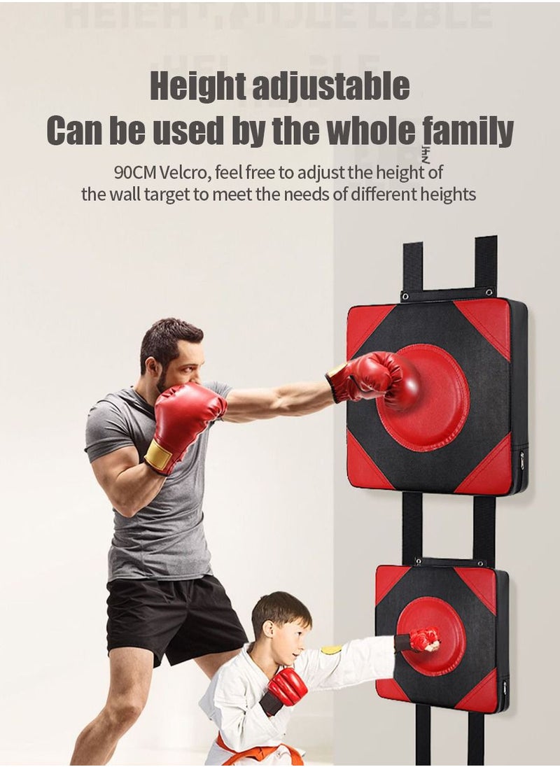 MileMelo - Boxing Training Punching Equipment-Boxing Pads,Boxing Strength Tester,Wall-Mounted Boxing mat Show Punch Strength,Frequency, etc. Family Lite Punching Bag for Adults,Kids - Image 1