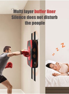 MileMelo Boxing Training Punching Equipment-Boxing Pads,Boxing Strength Tester,Wall-Mounted Boxing mat Show Punch Strength,Frequency, etc. Family Lite Punching Bag for Adults,Kids  - Image 5