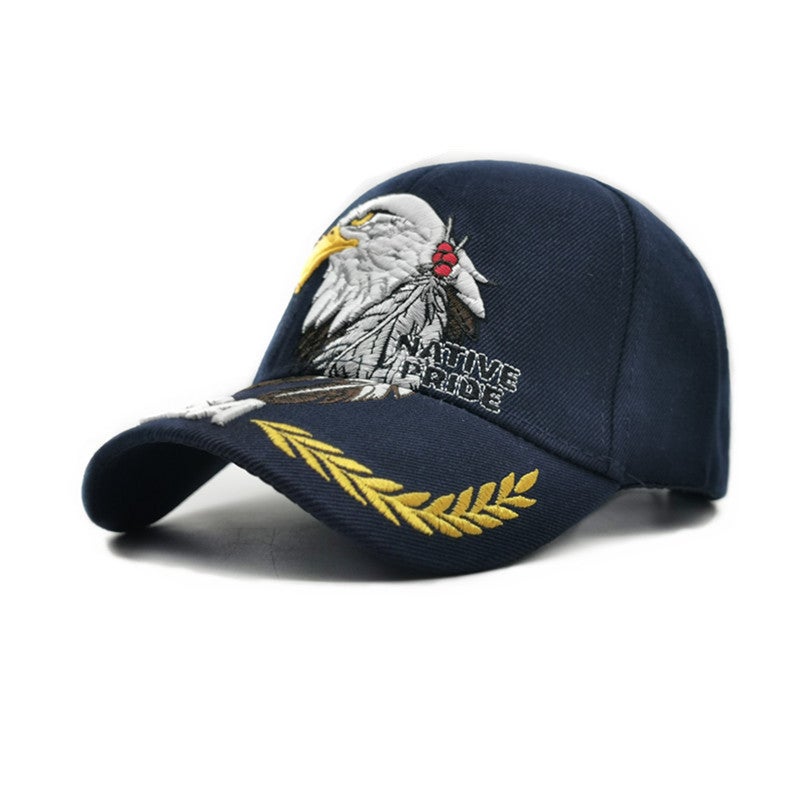 Cap Korean Women'S Hat Fashion All-Match Fashion Men'S Big Face Hard Top Embroidered Baseball Cap - Image 3