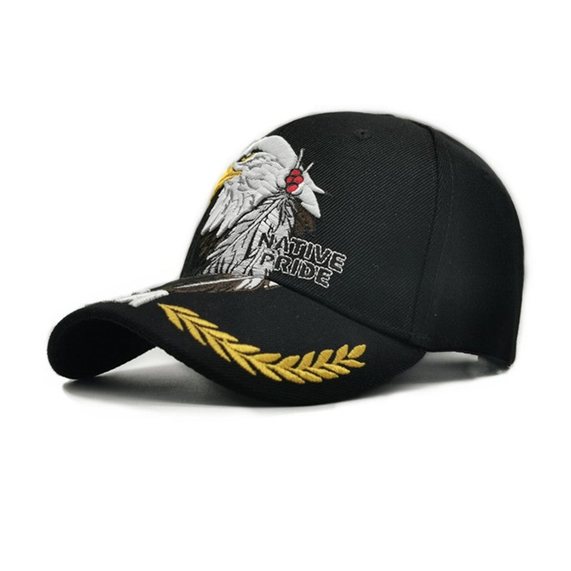 Cap Korean Women'S Hat Fashion All-Match Fashion Men'S Big Face Hard Top Embroidered Baseball Cap - Image 4