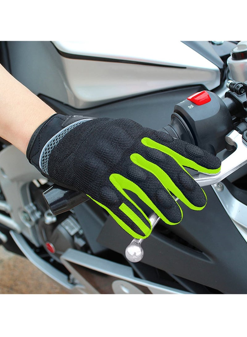Barakah Premium Full Finger Motorcycle Gloves, Touchscreen, Breathable, Anti-Slip, Perfect for Cycling, ATV and BMX, Unisex Sizes Available, L Size - Image 5