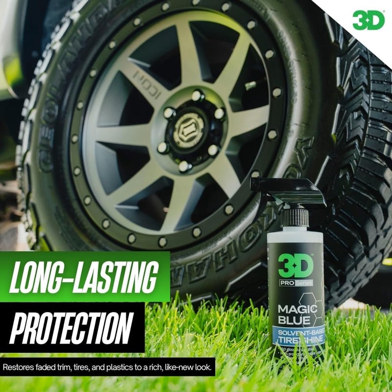 3D Magic Blue - Water Resistant Tire Shine - 1 Gallon - Image 3