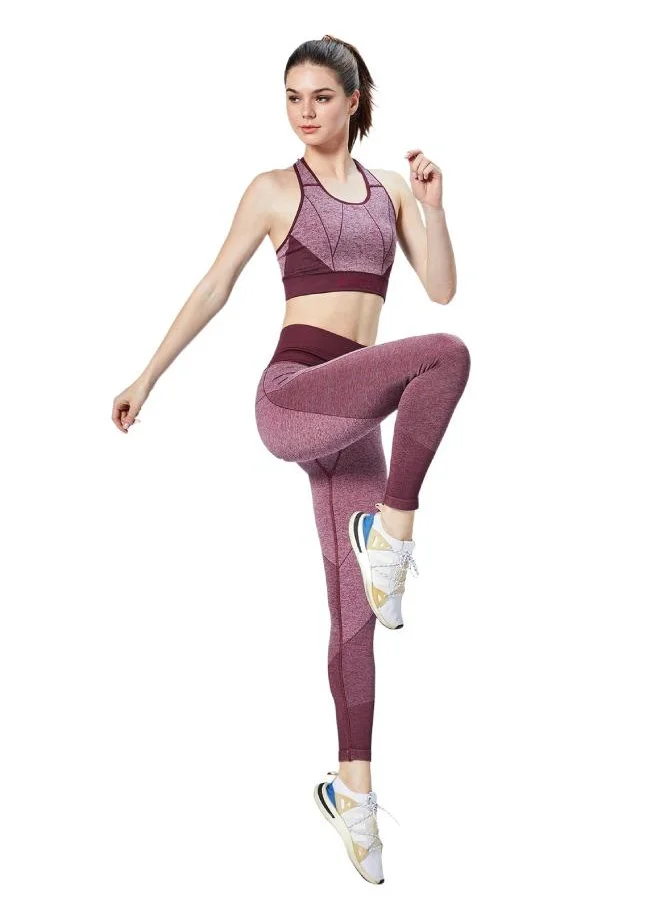 ZAECY Women's High-Support Seamless Padded Sports-Bra