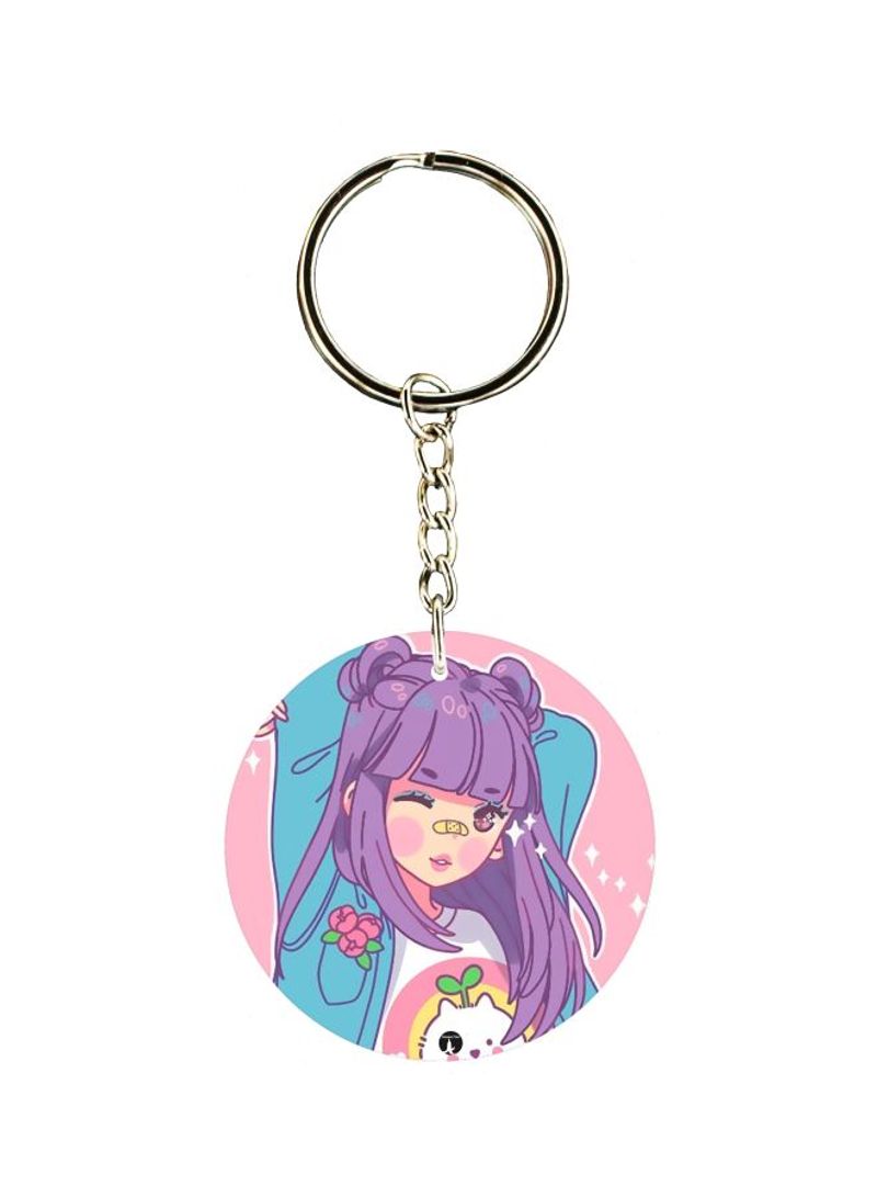RKN Cartoon Printed Keychain