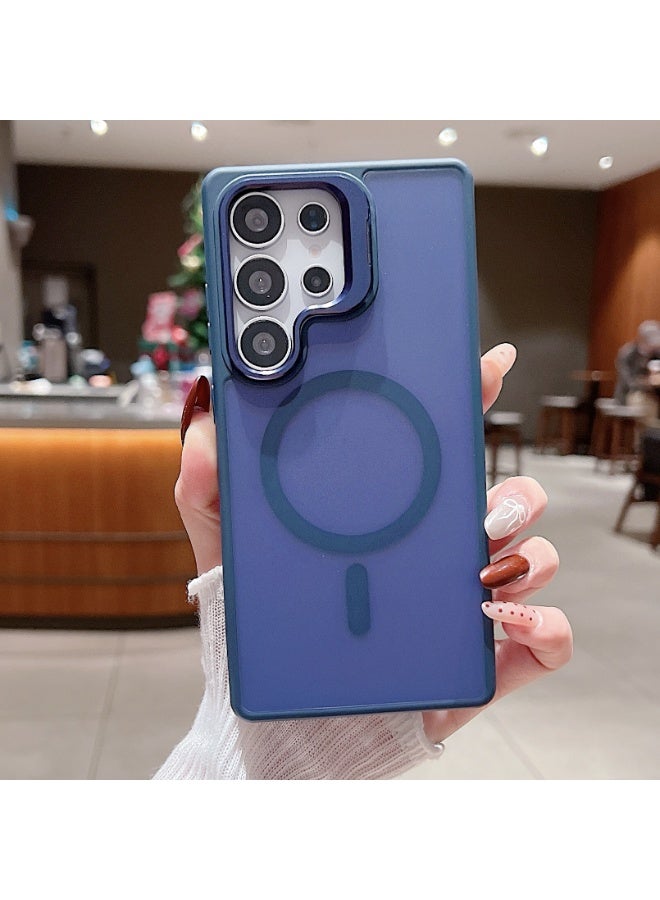 Magnetic Skin-Feel Phone Case with Metal Lens Stand for Samsung S26/S25/S24/S23 Ultra - Image 3