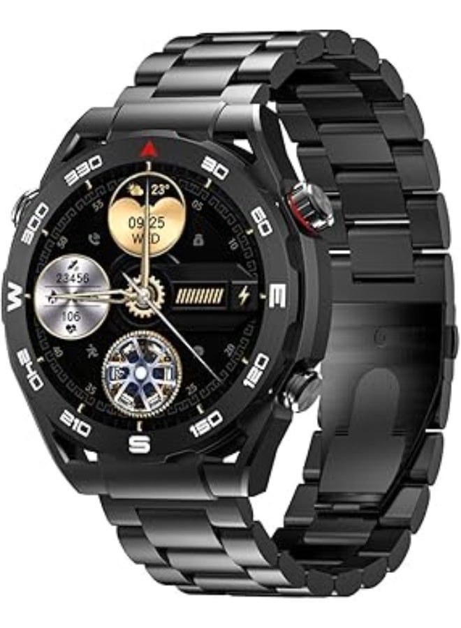 HAVIT Smart Watch, 1.43" AMOLED Full Touch Screen, Bluetooth Calling, IP68 Waterproof, Android & iOS Compatible, Heart Rate Monitor, Blood Oxygen Level, 120+ Sports Modes - Image 1