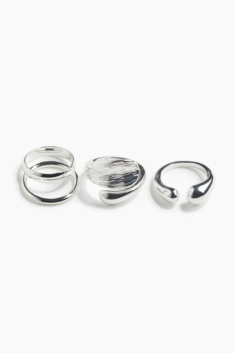 H&M 4-pack rings