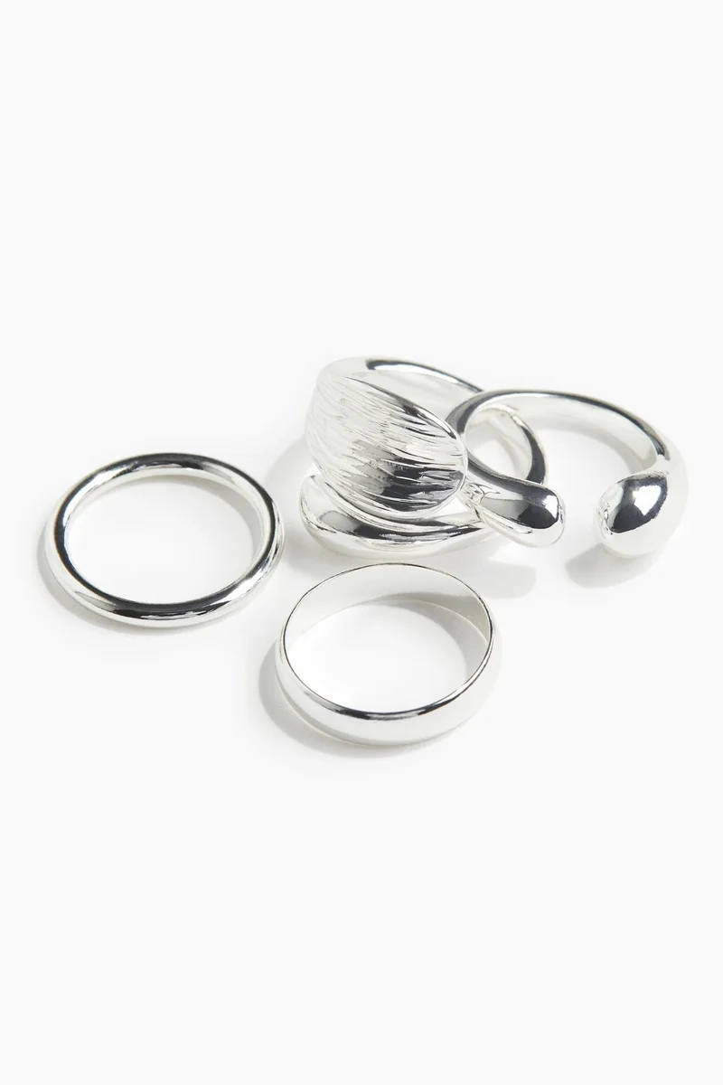 H&M 4-pack rings