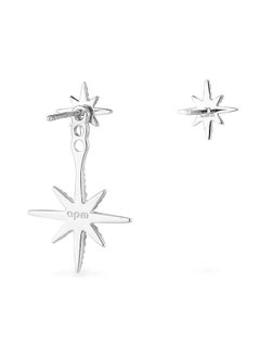 MONACO APM Asymmetric Météorites Ear Jacket and Stud Earrings for Women AE10596OX  - Image 4
