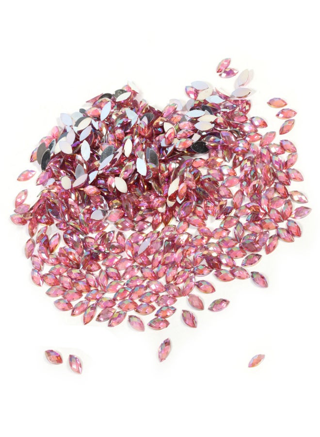 Rhinestones Crystal Flatback Beads Jewelry Garment Accessories(Pink) - Image 2