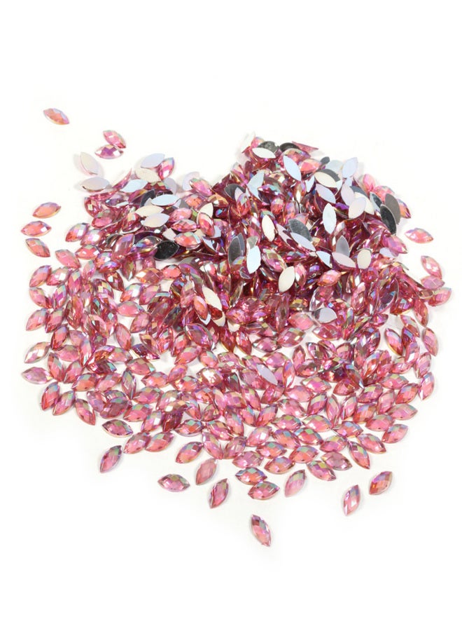 Rhinestones Crystal Flatback Beads Jewelry Garment Accessories(Pink) - Image 4