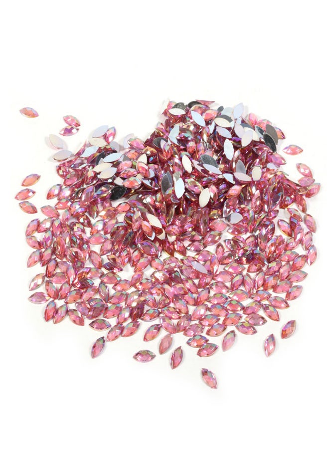 Rhinestones Crystal Flatback Beads Jewelry Garment Accessories(Pink) - Image 5