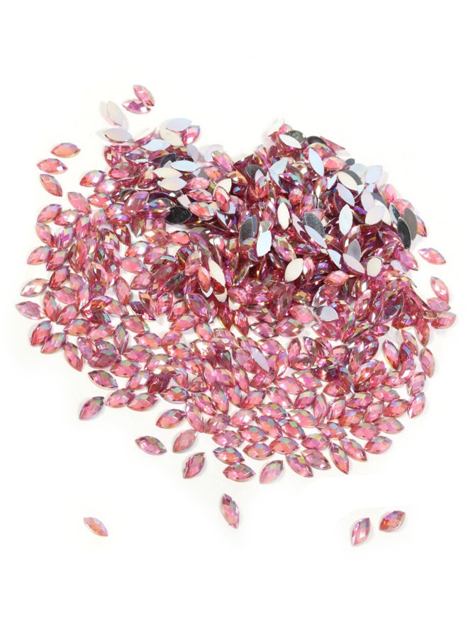 Rhinestones Crystal Flatback Beads Jewelry Garment Accessories(Pink) - Image 3