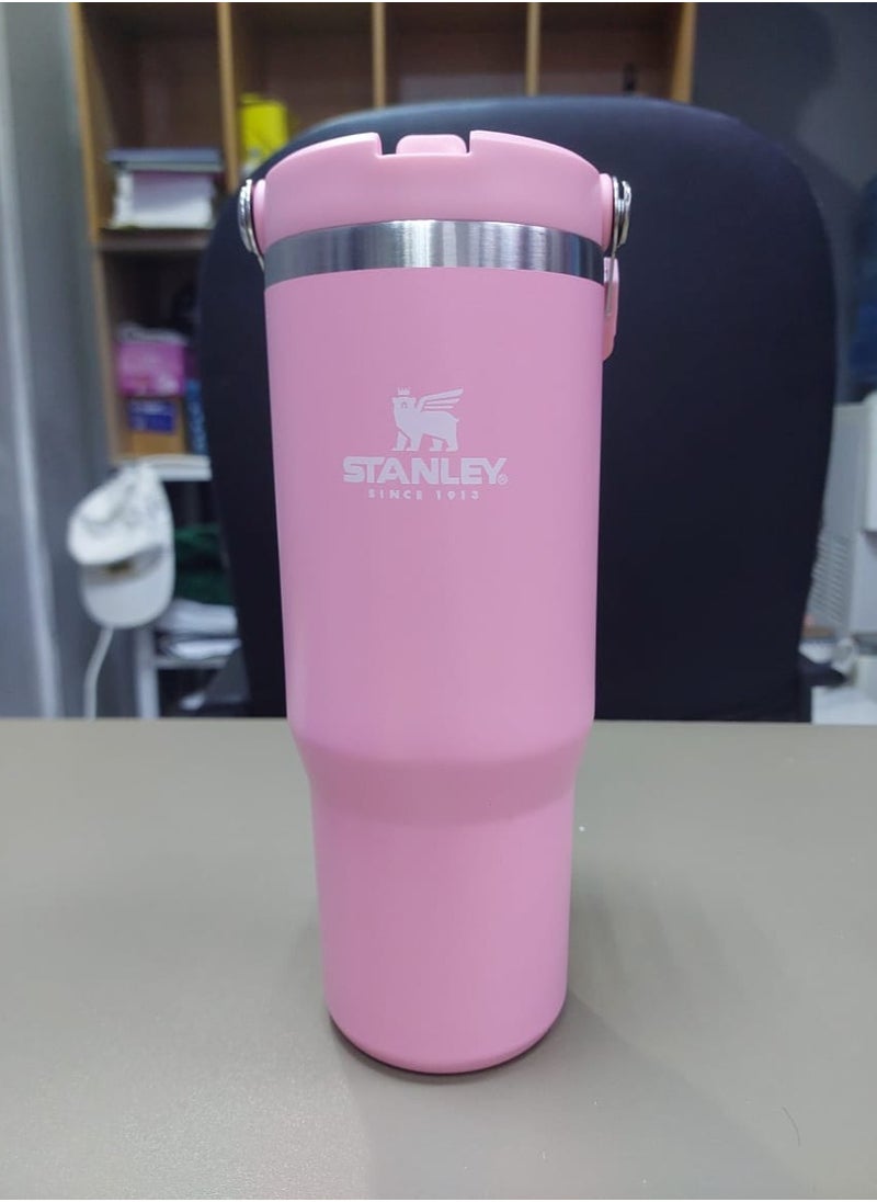 Stanley - Stanley 30oz Stainless Steel Tumbler - Vacuum Insulated Water Bottle for Home, Office or Car Reusable Cup with Straw Leak Resistant Flip Cold for 12 Hours or Iced for 2 Days, 30oz - Image 1