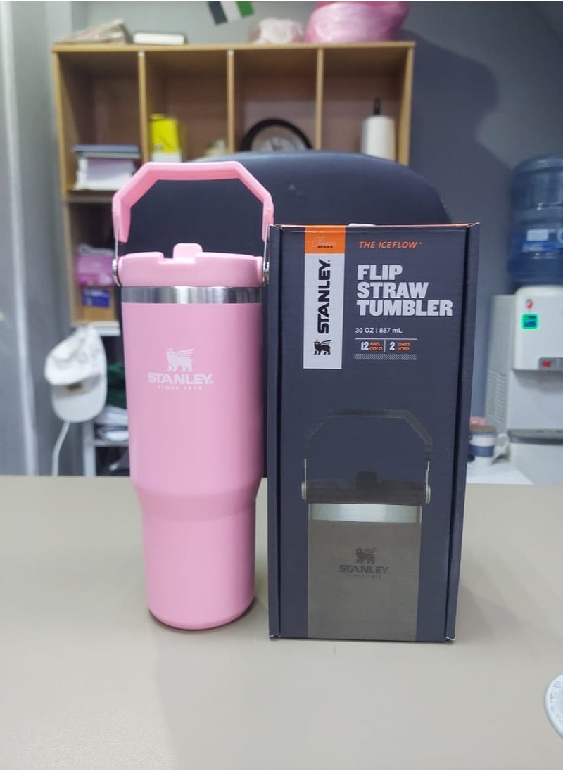 Stanley - Stanley 30oz Stainless Steel Tumbler - Vacuum Insulated Water Bottle for Home, Office or Car Reusable Cup with Straw Leak Resistant Flip Cold for 12 Hours or Iced for 2 Days, 30oz - Image 1