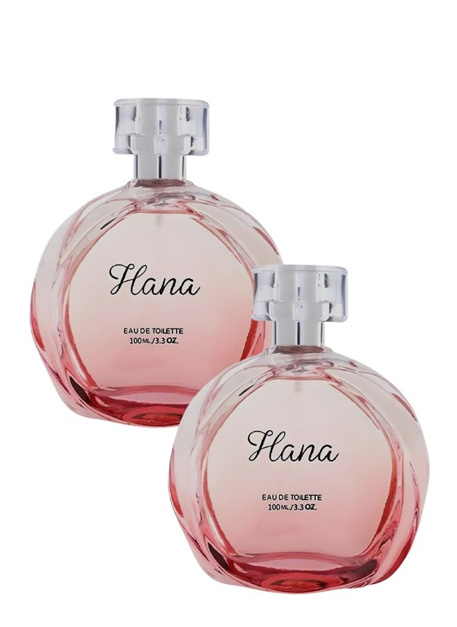 hana 2 Pieces Hana Perfume For Women 100ml EDT  - Image 1