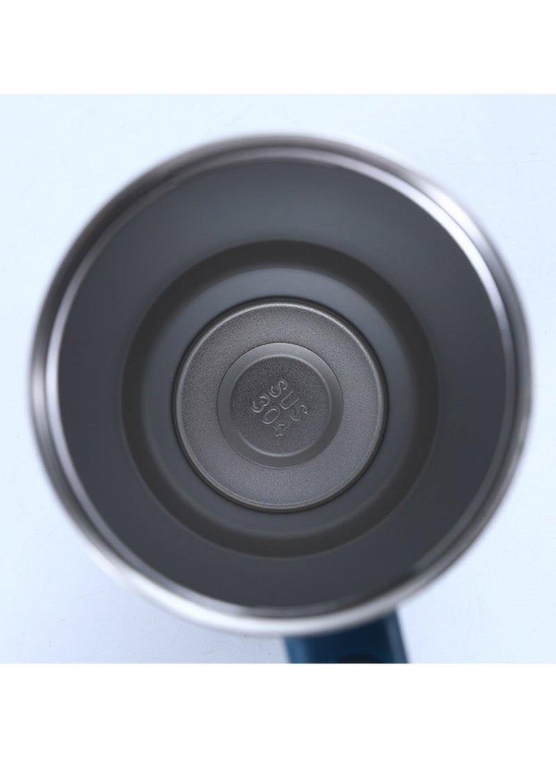 TDAO Keep Warm and Cool Simple Modern Stainless Steel Tumbler/Cup/Water Bottle with Handle and Straw Lid for Tea, Coffee, Milk and Water 1200 ML Black - Image 5