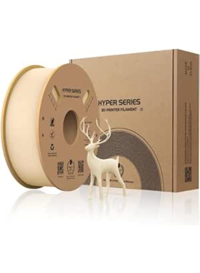 خيوط هايبر بي إل إيه، 1.75 مم، بكرة وزن 1 كجم، للطابعات ثلاثية الأبعاد (لون البشرة، 1.75 مم)