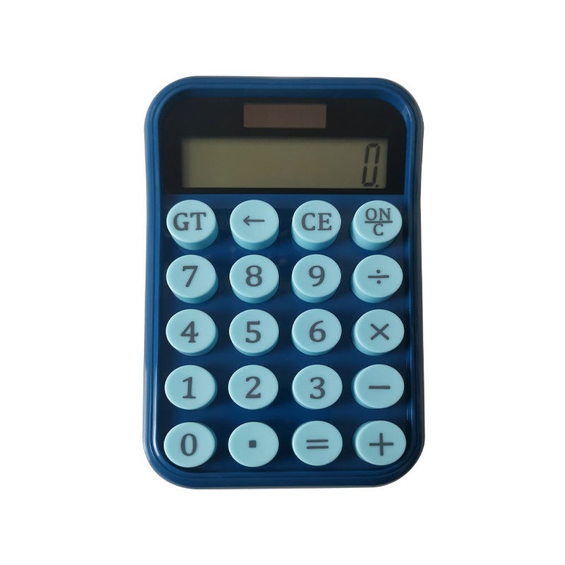 Net Red Calculator Accounting Special Solar Calculator Mechanical Simple Fashion Children'S Office High Value - Image 1