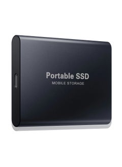 2TB Portable External Hard Drive, Mini SSD Hard Drives,Solid State External Drives,Computer Backup Drive,USB 3.1 to Type-C Support Data Storage Transfer for Windows XP PC Laptop and Mac(Black)