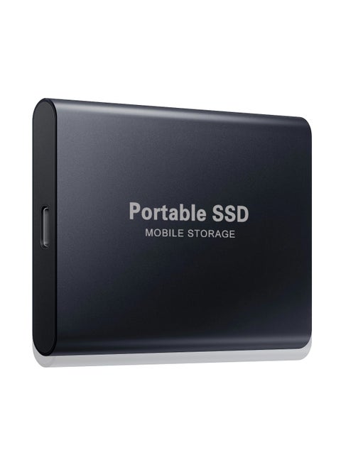 2TB Portable External Hard Drive, Mini SSD Hard Drives,Solid State External Drives,Computer Backup Drive,USB 3.1 to Type-C Support Data Storage Transfer for Windows XP PC Laptop and Mac(Black)