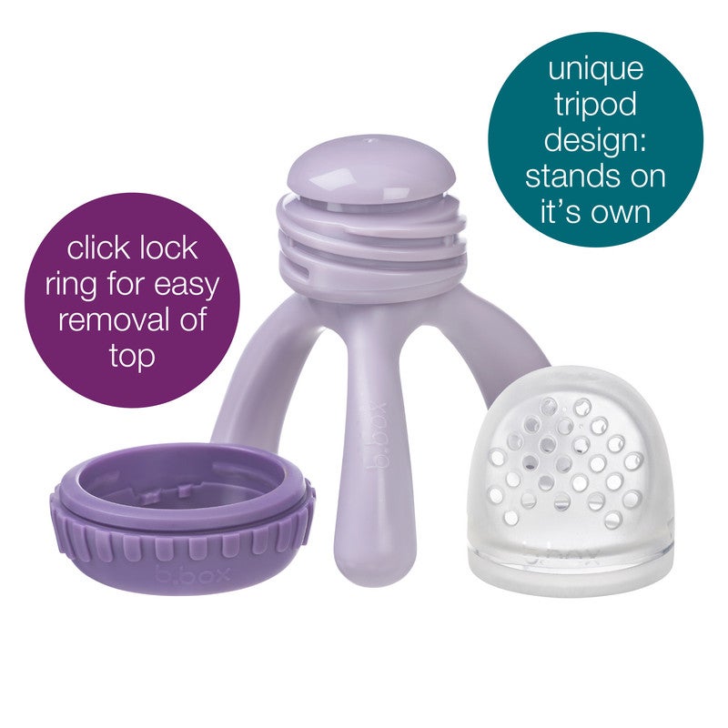 b.box Silicone Fresh Food Feeder - peony - Image 2
