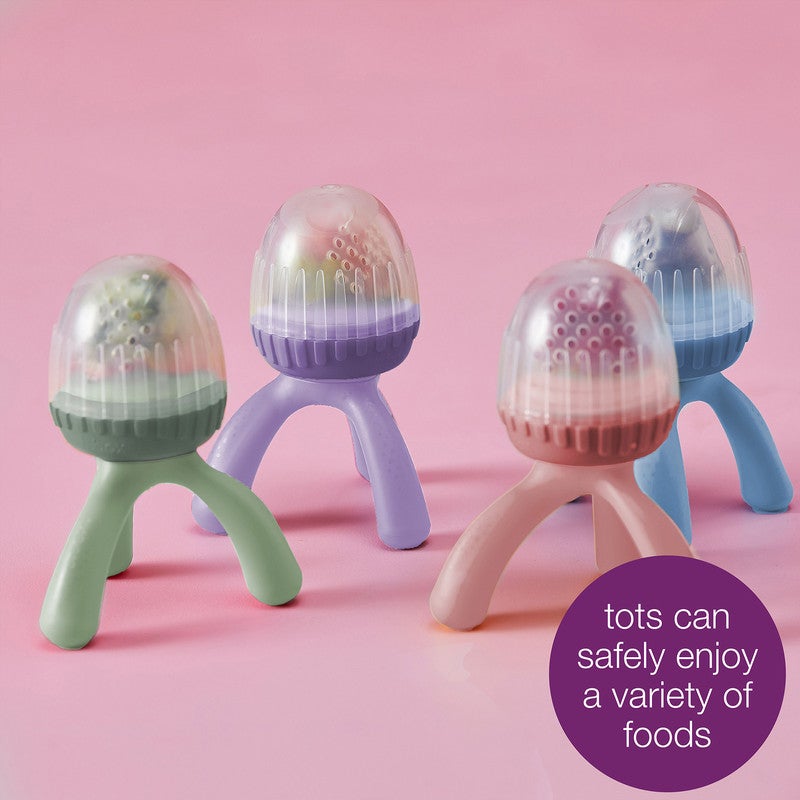 b.box Silicone Fresh Food Feeder - peony - Image 4
