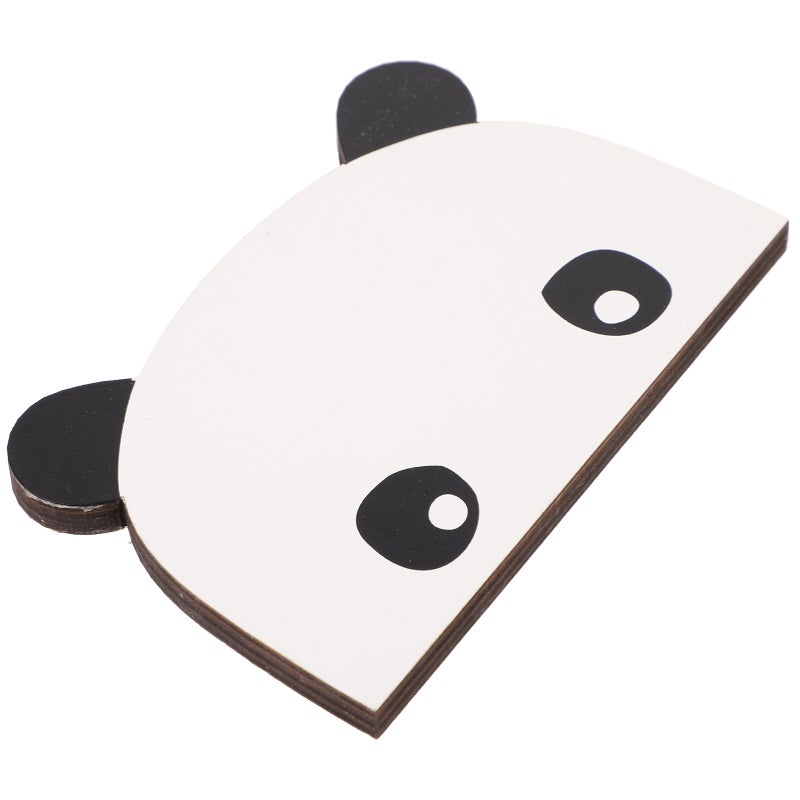 2 Sets of Kid Bedroom Wall Hook Adhesive Wall Hanger Unique Panda Pattern Basswood Hook - Image 5