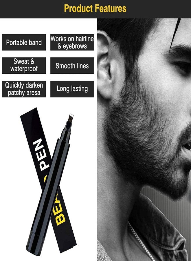 DKWIN Barber Styling Pencil Moustache Kit for Men - Perfect Beard Shaping, Gap Filling & Styling Tool Realistic Hair-Like Strokes, Long-Lasting, Easy to Use - Image 4