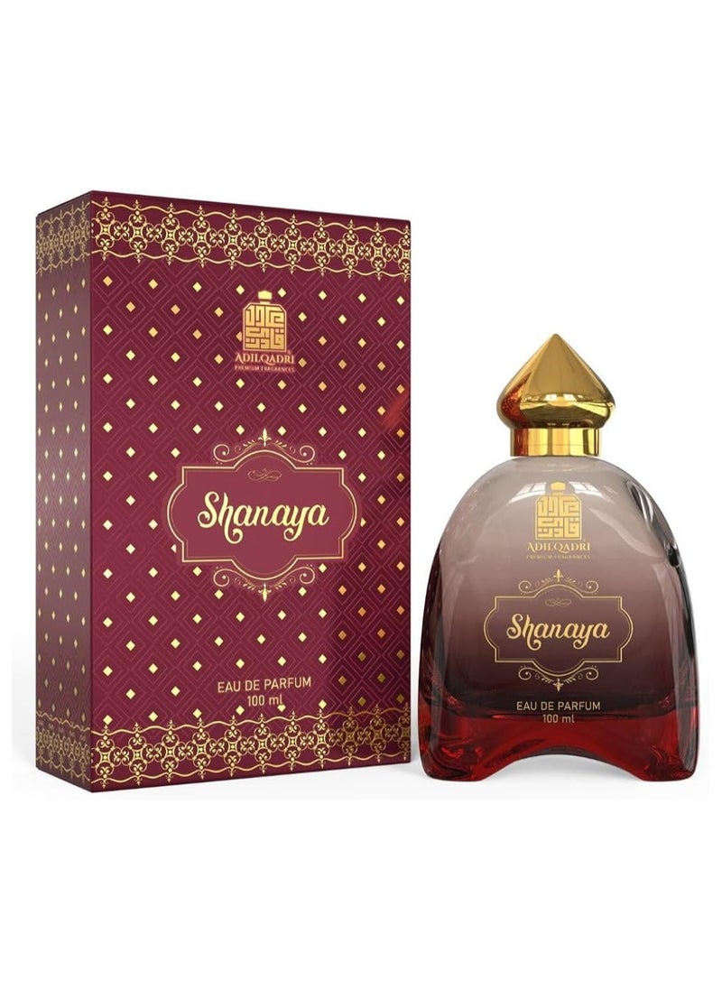 ADILQADRI Shanaya Luxury Perfume - Unisex Arabic & French Blend Eau de Parfum, 100ml, Long-Lasting Fragrance for Men & Women  - Image 1