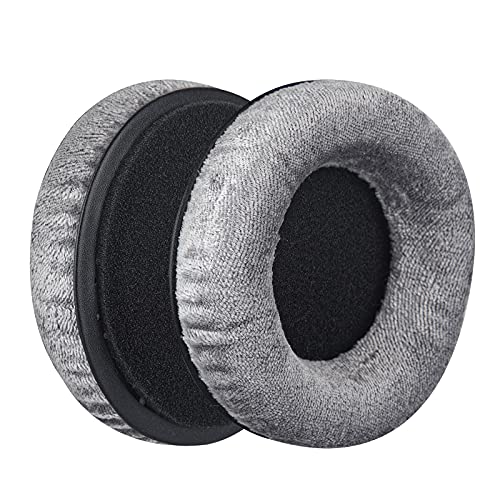 Geekria Comfort Velour Replacement Ear Pads for Beyerdynamic DT 440/770/ 790/797/ 860/880/ 990/ 990PROX, T 5P/ 70/90, HS 200/400/ 800 Headphones, Ear Cushions with Video Guide (Grey) - Image 2
