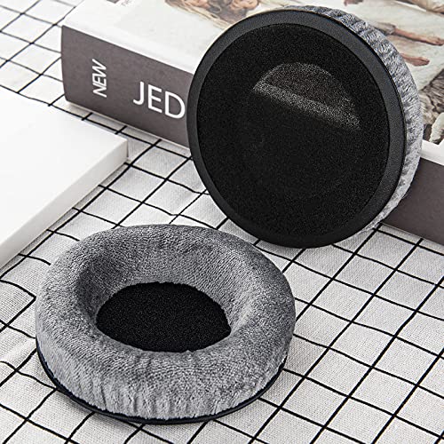 Geekria Comfort Velour Replacement Ear Pads for Beyerdynamic DT 440/770/ 790/797/ 860/880/ 990/ 990PROX, T 5P/ 70/90, HS 200/400/ 800 Headphones, Ear Cushions with Video Guide (Grey) - Image 4