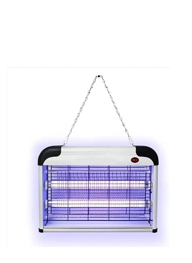 DLC Electric zapper for flying insects, flies, wasps, and mosquitoes, with a capacity of 20 watts, for indoor and outdoor places.  - Image 2