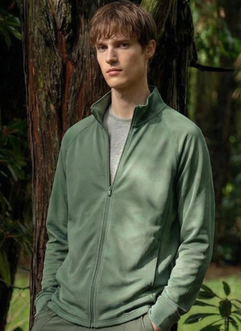 Nobero UPF 50 Jacket | Men Zip Jacket | Regular Fit | Elastomultiester-Polyester Blend | UPF 50 Sun Protection | Anti-Odor & Anti-Microbial Finish - Image 1