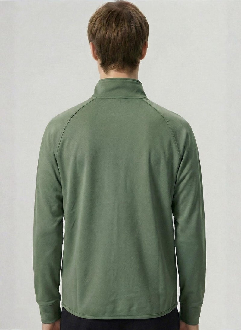 Nobero UPF 50 Jacket | Men Zip Jacket | Regular Fit | Elastomultiester-Polyester Blend | UPF 50 Sun Protection | Anti-Odor & Anti-Microbial Finish - Image 4