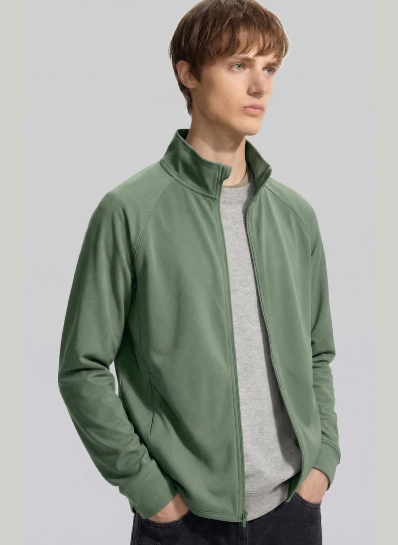 Nobero UPF 50 Jacket | Men Zip Jacket | Regular Fit | Elastomultiester-Polyester Blend | UPF 50 Sun Protection | Anti-Odor & Anti-Microbial Finish - Image 3