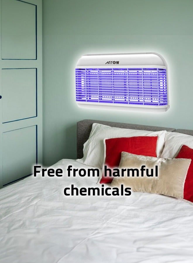 Arrow 8W Elegant Decorative Light & Insect Killer, Eco-Friendly, Chemical-Free, Attracts Insects in Darkness, ABS Fireproof Plastic, Compact, Energy Efficient, Low Power Consumption | Model Name: RO-30IKBLG - Image 4