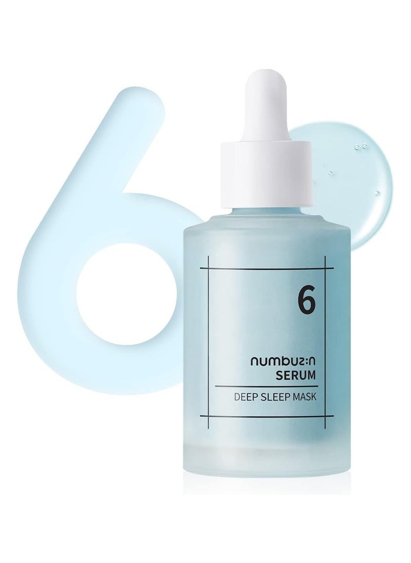 numbuzin numbuzin No.6 Deep Sleep Mask Serum | Instant, Long Lasting Hydration, Hyaluronic Acid, Niacinamide, Refreshing Iceland Glacier Water | Korean Skin Care for...  - Image 1