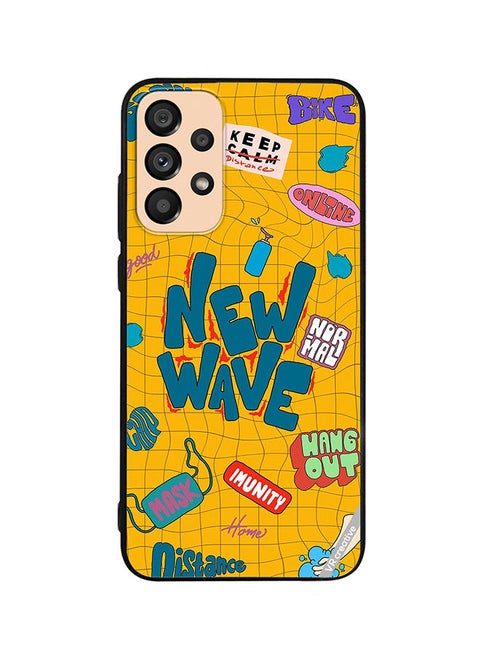 Protective Case Cover For Samsung Galaxy A33 5G Multiple Logo Design Design Multicolour
